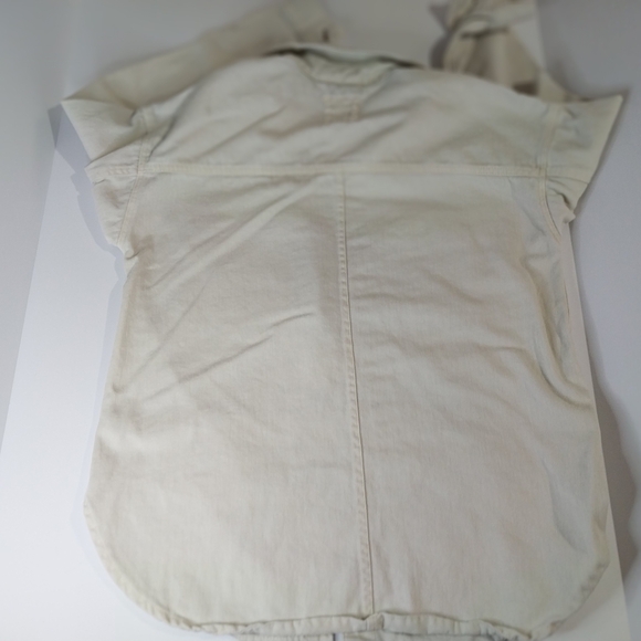 Thread & Supply Cream Button-Up Shirt - Picture 7 of 10